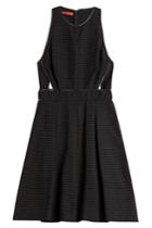 Tamara Mellon Tamara Mellon Woven Dress With Cut-outs - Black