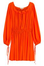 Michael Kors Collection Michael Kors Collection Draped Silk Dress - Red