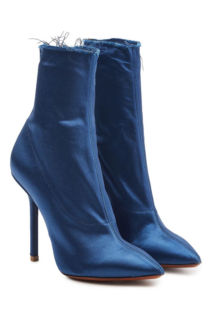 Vetements Vetements Satin Ankle Boots