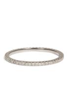 Carolina Bucci Carolina Bucci 18k White Gold Pave Stacking Ring With Diamonds