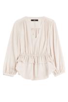 Steffen Schraut Steffen Schraut Draped Cotton Blouse