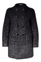 Dsquared2 Dsquared2 Wool Herringbone Color Fade Coat