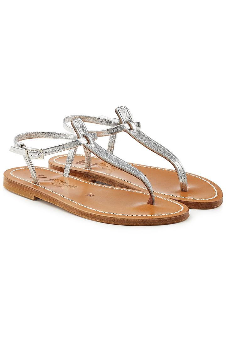 K.jacques K.jacques Picon Metallic Leather Sandals