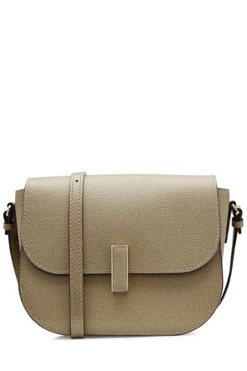 Valextra Spa Valextra Spa Iside Leather Shoulder Bag - Beige