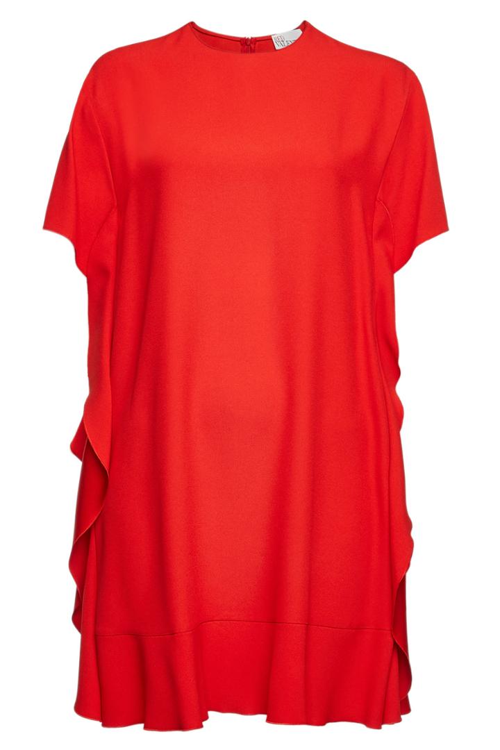 Red Valentino Red Valentino Mini Dress With Ruflfles