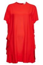 Red Valentino Red Valentino Mini Dress With Ruflfles