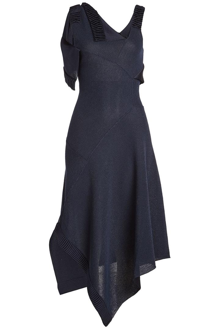 Victoria Beckham Victoria Beckham Asymmetric Knit Dress