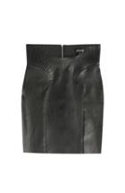 Jitrois High-waisted Leather Skirt
