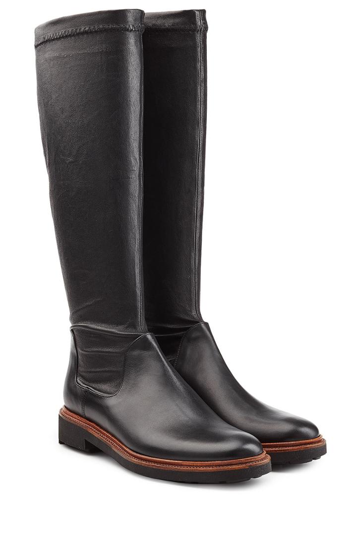 Robert Clergerie Robert Clergerie Leather Knee Boots