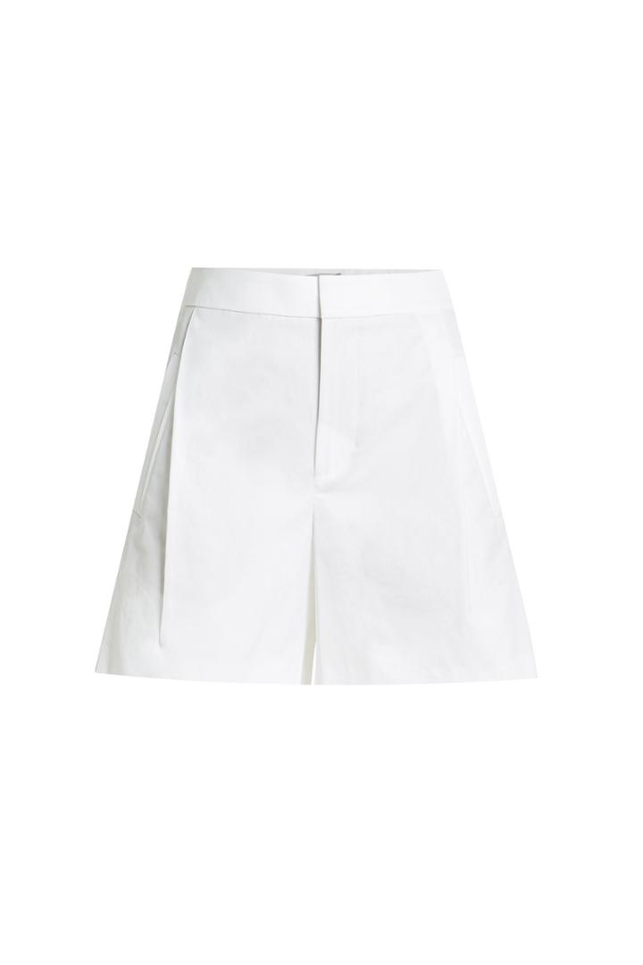 Vince Vince High-waisted Cotton Shorts