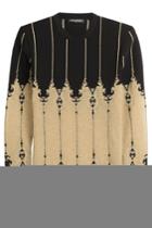 Balmain Balmain Knit Pullover With Metallic Thread - Black