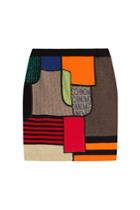 Moschino Moschino Printed Virgin Wool Skirt - Multicolor