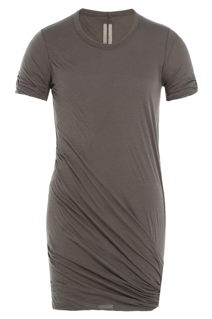 Rick Owens Rick Owens Draped Cotton T-shirt