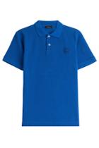 Jil Sander Jil Sander Cotton Polo Shirt With Embroidery - Blue