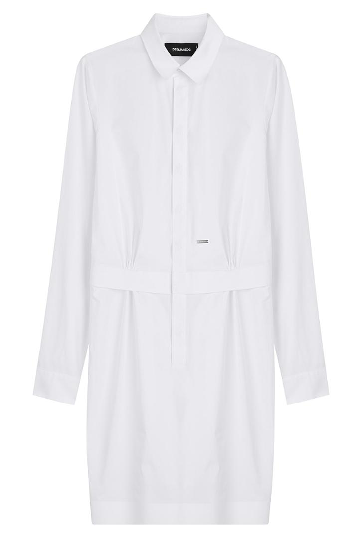 Dsquared2 Dsquared2 Cotton Shirt Dress - White