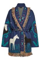 Alanui Alanui Horses In Love Cashmere Cardigan With Belt