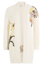 Valentino Valentino Cashmere-wool Embroidered Cardigan