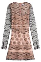 R.e.d. Valentino R.e.d. Valentino Dress With Lace Overlay - Beige
