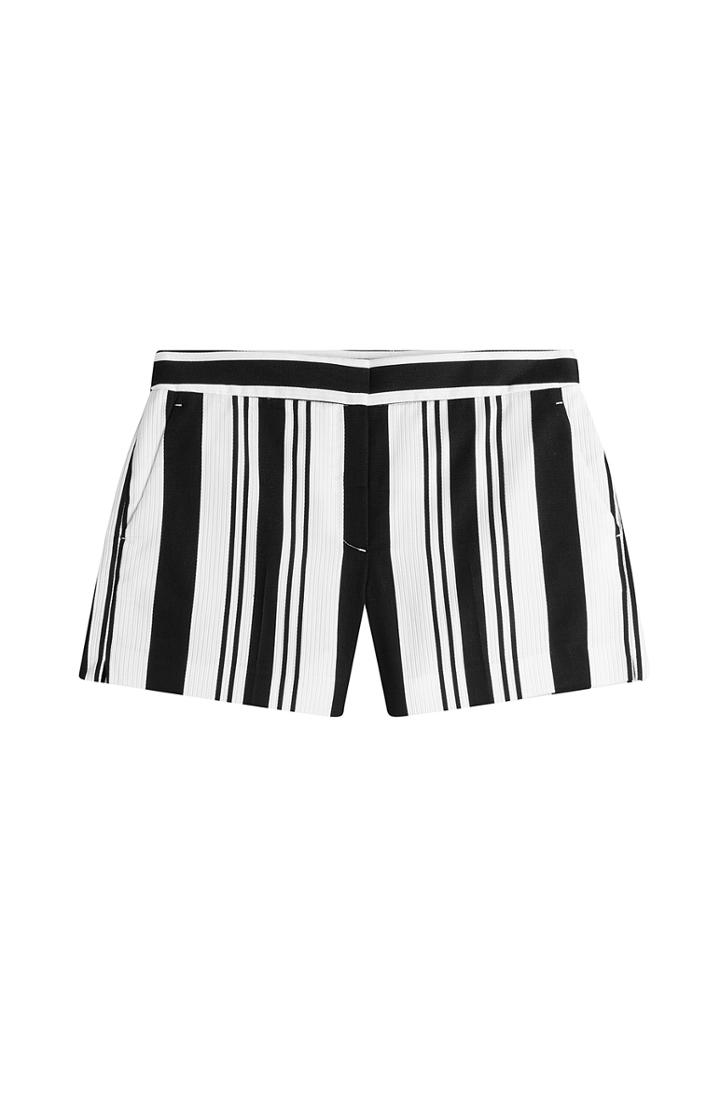 Theory Blaynee Striped Shorts