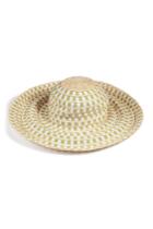 Missoni Mare Missoni Mare Cotton/straw Sun Hat - Magenta