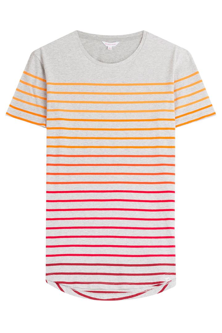 Orlebar Brown Orlebar Brown Striped Cotton T-shirt - Red