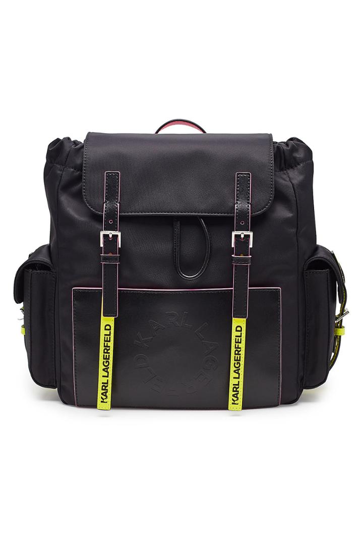 Karl Lagerfeld Karl Lagerfeld K/neon Backpack With Leather