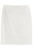 Jil Sander Jil Sander Wrinkled Cotton Skirt - White