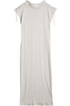 Iro Iro Linen Dress With Lace-up Detail