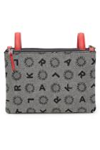 Karl Lagerfeld Karl Lagerfeld K/jacquard Crossbody Bag With Leather