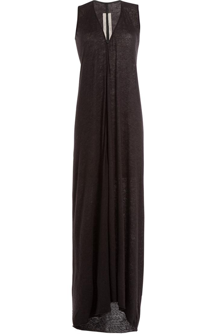 Rick Owens Cashmere-silk Maxi Dress