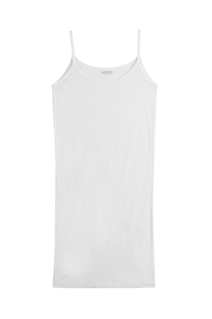 Velvet Velvet Cotton Vest Top - White