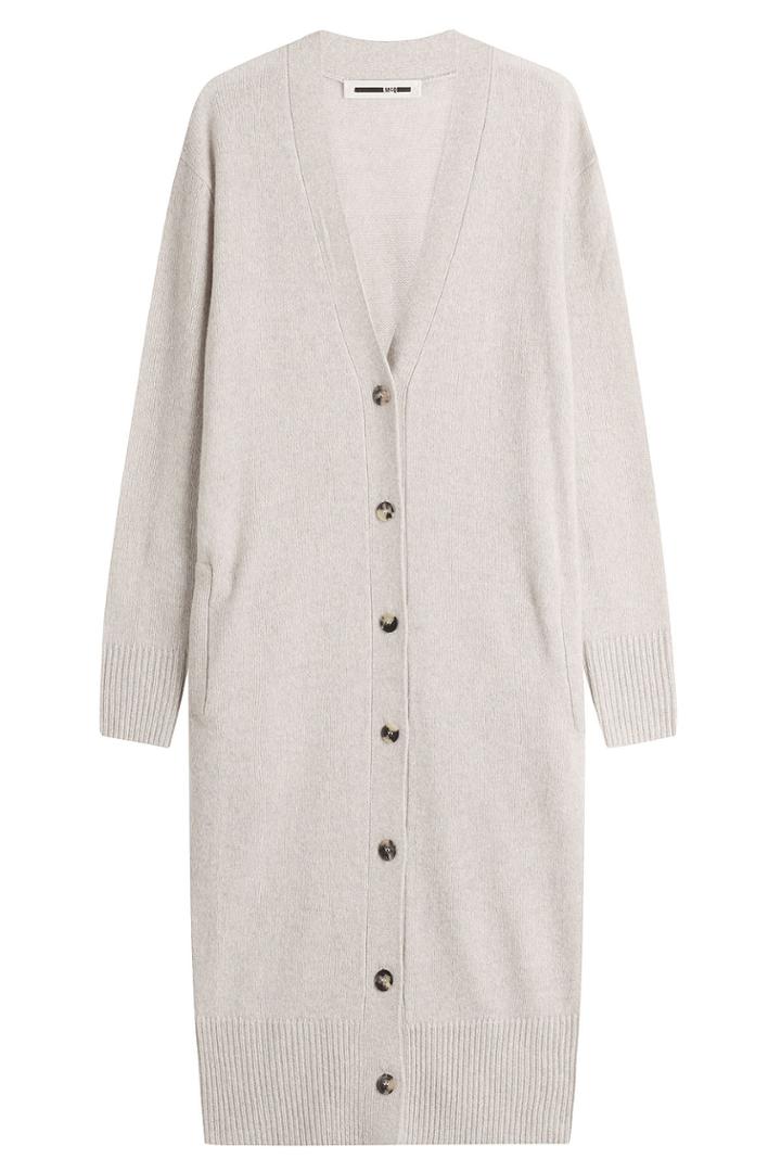 Mcq Alexander Mcqueen Mcq Alexander Mcqueen Wool-cashmere Long Cardigan - Beige