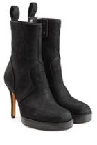 Rick Owens Rick Owens Suede Platform Ankle Boots