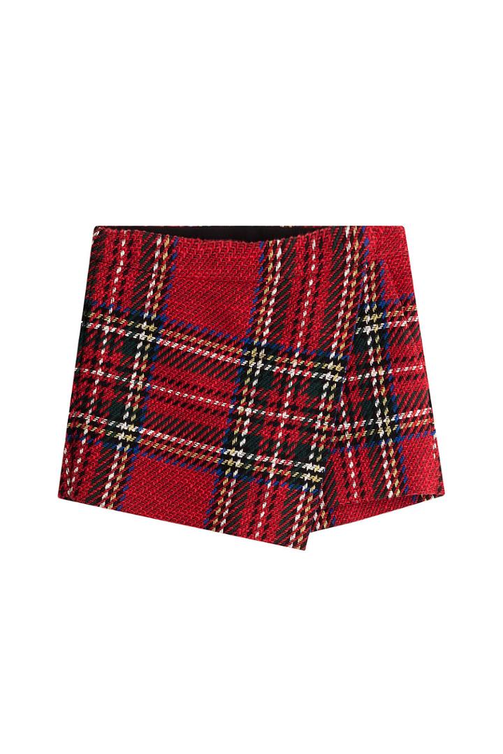 Barbara Bui Barbara Bui Tartan Skirt With Cotton And Wool