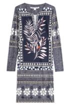 Diane Von Furstenberg Diane Von Furstenberg Printed Silk Shift Dress - Multicolor