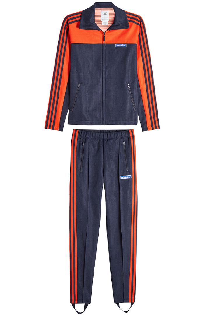 Adidas Originals Adidas Originals Zipped Jacket And Track Pants With Stirrups