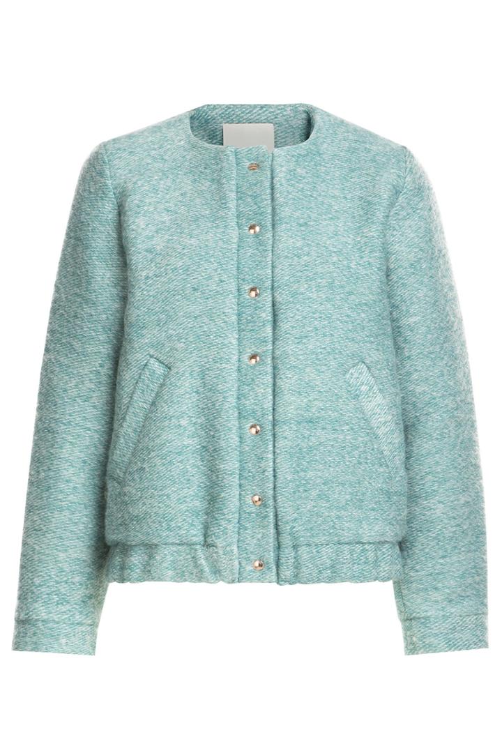 Marina Hoermanseder Marina Hoermanseder Wool Bomber Jacket - Beige