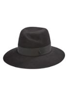 Maison Michel Maison Michel Rabbit Felt Hat - Black