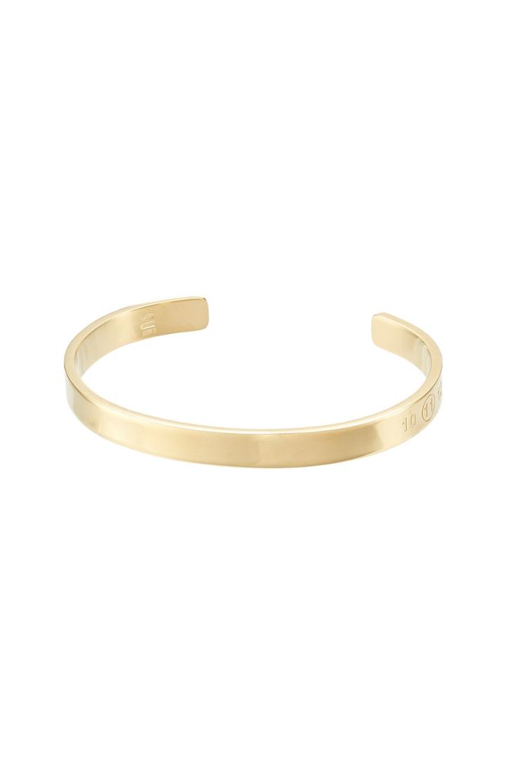 Maison Margiela Maison Margiela Gold-plated Silver Cuff
