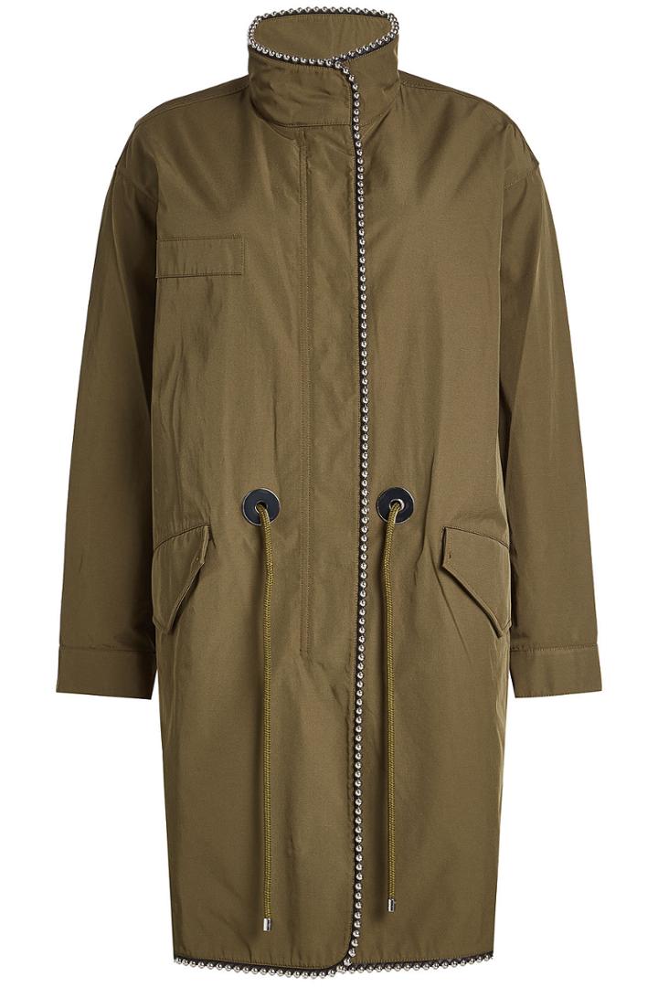 Alexander Wang Alexander Wang Embellished Parka With Cotton