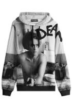 Dolce & Gabbana Dolce & Gabbana Printed Cotton Hoody - Grey