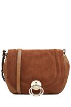 Diane Von Furstenberg Diane Von Furstenberg Suede And Leather Shoulder Bag - Brown