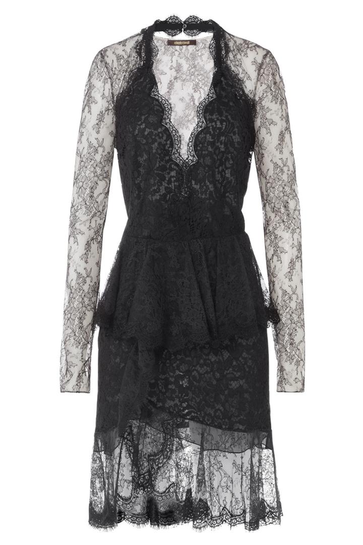 Roberto Cavalli Roberto Cavalli Lace Dress - Black