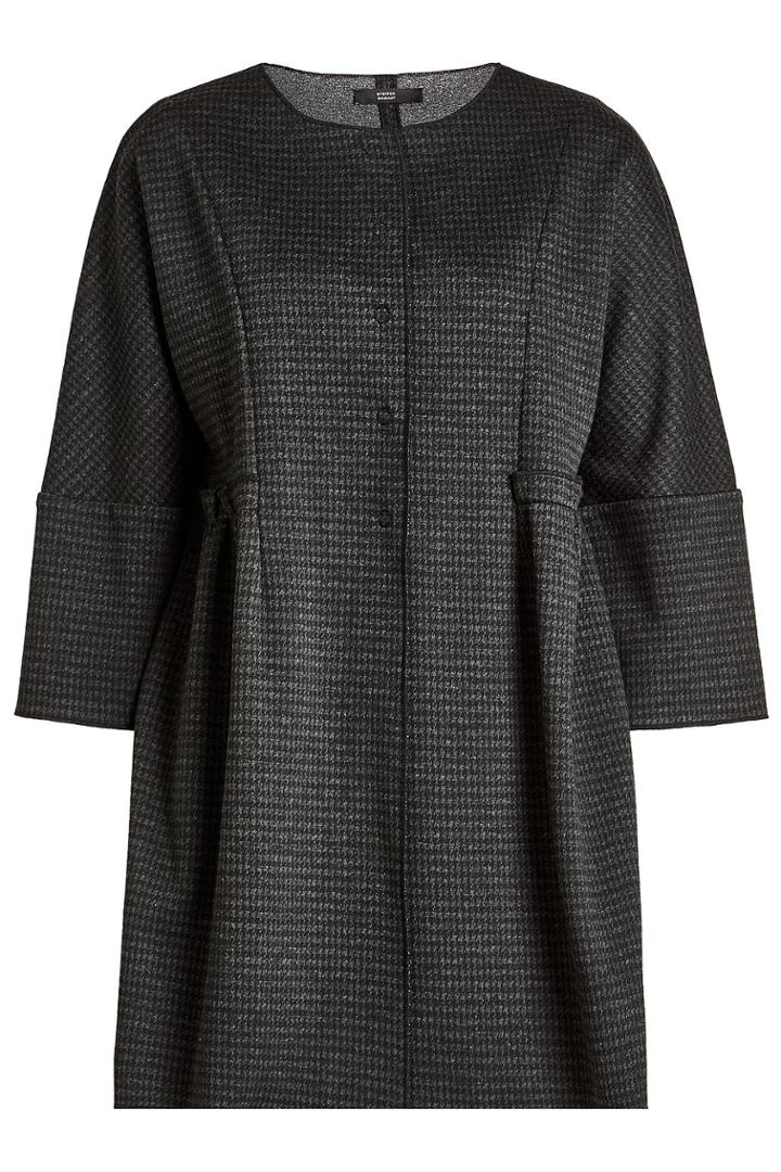 Steffen Schraut Steffen Schraut Printed Collarless Coat