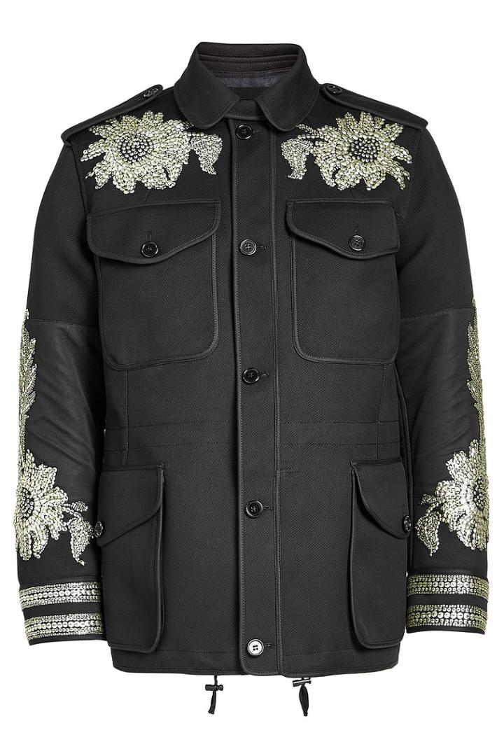 Alexander Mcqueen Alexander Mcqueen Jacket With Sequin Embellishment