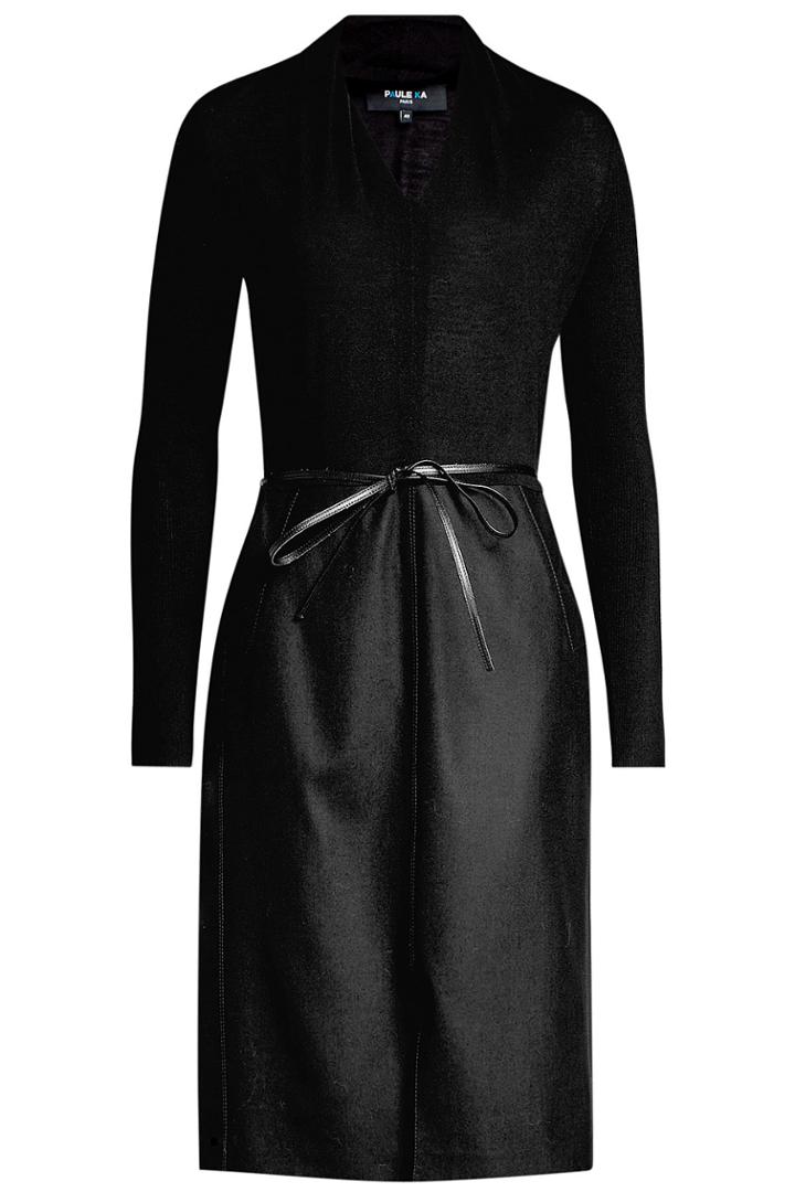 Paule Ka Paule Ka Virgin Wool Dress With Belt