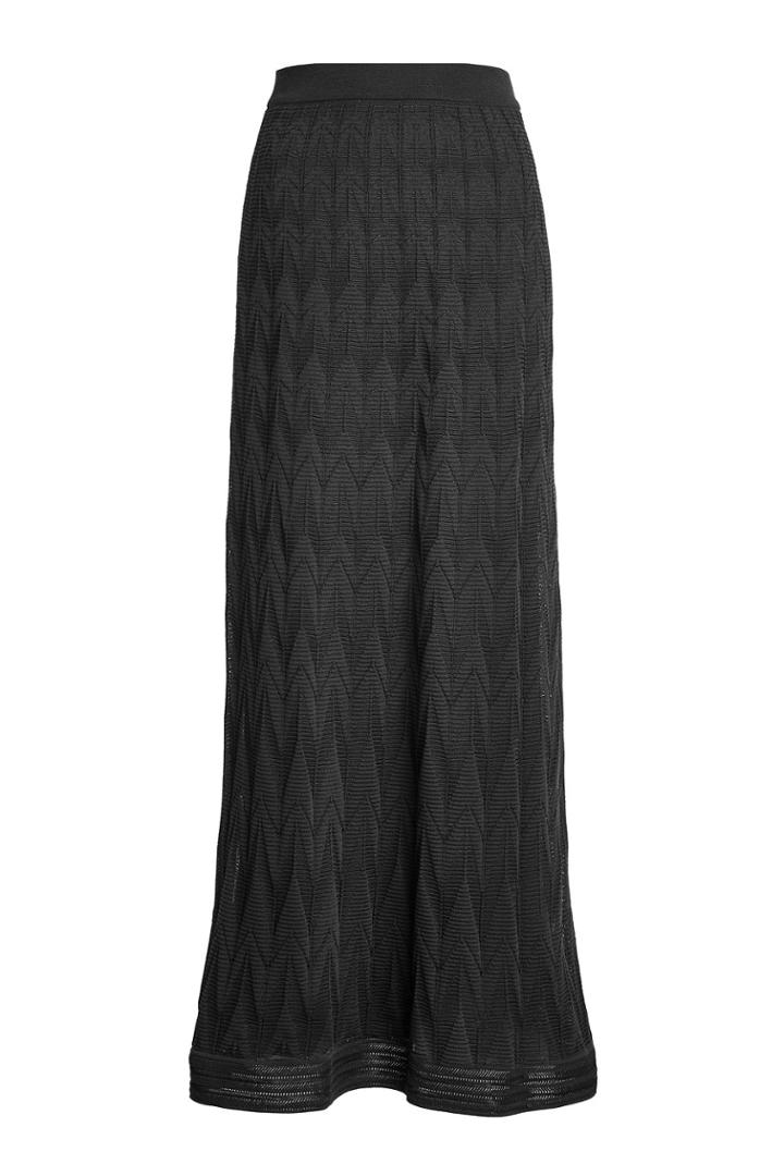 M Missoni M Missoni Knit Maxi Skirt With Cotton