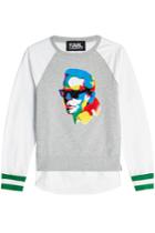 Karl Lagerfeld Karl Lagerfeld Printed Cotton Sweatshirt