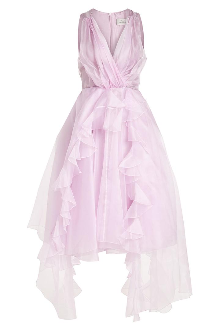 Preen By Thornton Bregazzi Preen By Thornton Bregazzi Silk Chiffon Dress