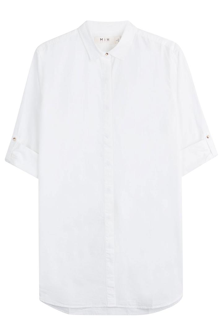 Mih Jeans Mih Jeans Oversize Cotton Shirt - White